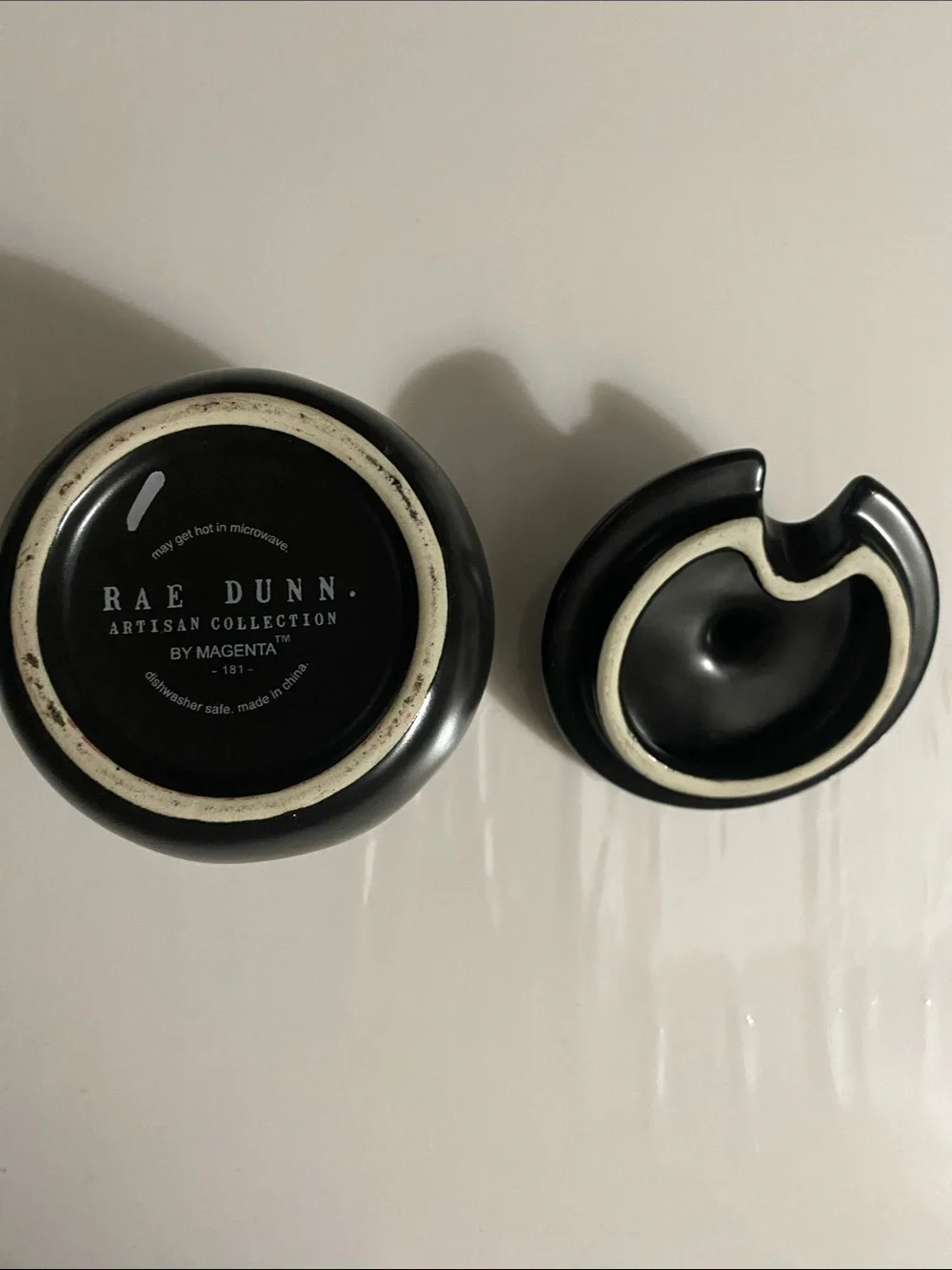 Rae Dunn Jelly Jar, Artisan Collection, Ceramic Jar with Lid, Farmhouse